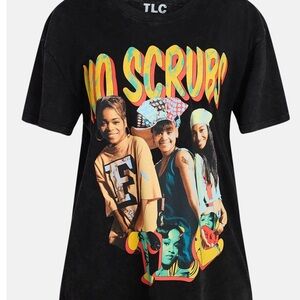 TLC No Scrubs Graphic Kids Tee - Black - Walmart - BNWT